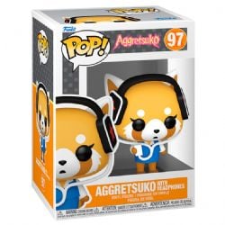 AGGRETSUKO -  FIGURINE POP! EN VINYLE D' AGGRETSUKO AVEC ÉCOUTEURS (10 CM) 97