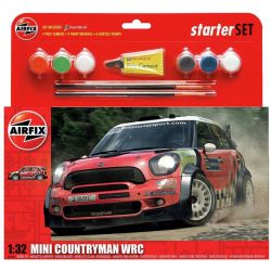 AIRFIX -  1/32 - MINI COUNTRYMAN WRC -  STARTER SET 55304