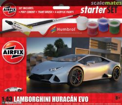 AIRFIX -  1/43 - LAMBORGHINI HURACAN EVO -  STARTER SET A55007