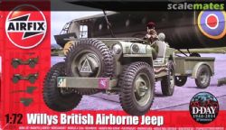 AIRFIX -  1/72 - JEEP WILLYS BRITISH AIRBORNE AO2339