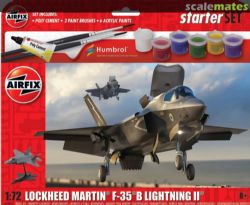 AIRFIX -  1/72 - LOCKHEED MARTIN F-35B LIGHTNING II -  GIFT SET 55010