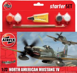 AIRFIX -  1/72 - NORTH AMERICAN MUSTANG IV -  GIFT SET 55107