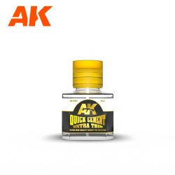 AK INTERACTIVE -  COLLE AK POUR MODELES EN PLASTIQUE (40ML) -  COLLE