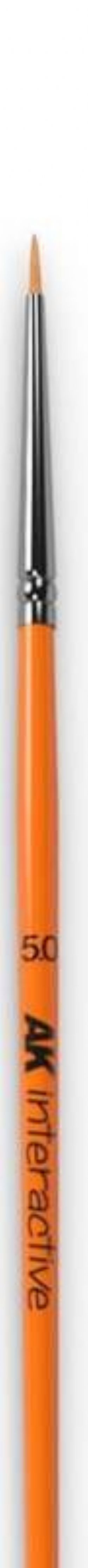 AK INTERACTIVE -  PINCEAU POILS SYNTHETIQUES - ROND TAILLE 5 -  PINCEAUX