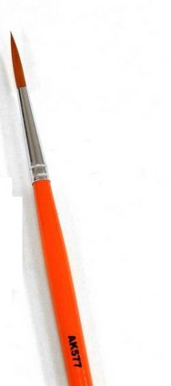 AK INTERACTIVE -  PINCEAU POILS SYNTHETIQUES - WEATHERING LONG ET FIN -  PINCEAUX