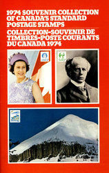 ALBUMS-SOUVENIRS -  LA COLLECTION DES TIMBRES DU CANADA 1974 - PETIT FORMAT