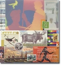ALBUMS-SOUVENIRS -  LA COLLECTION DES TIMBRES DU CANADA 2004