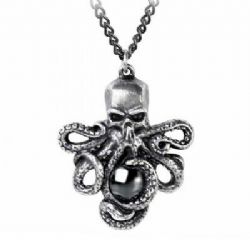 ALCHEMY GOTHIC -  PEWTER PENDANT - MAMMON OF THE DEEP