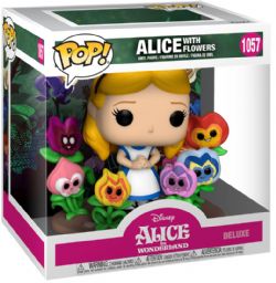 ALICE AU PAYS DES MERVEILLES -  FIGURINE POP! EN VINYLE DE ALICE AVEC FLEURS (10 CM) 1057