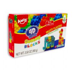 AMOS 4D -  BOITE DE GUMMY BLOCK (100 G)