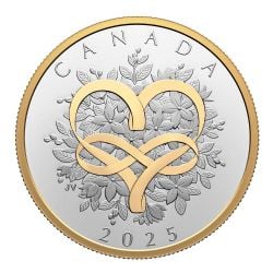 AMOUR -  CÉLÉBRATION DE L'AMOUR -  PIÈCES DU CANADA 2025 03