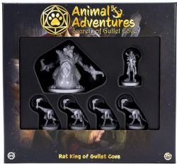 ANIMAL ADVENTURES -  SECRETS OF GULLET COVE - SECRETS OF GULLET COVE - THE RAT KING OF GULLET COVE -  FIGURINE JDR