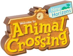 ANIMAL CROSSING -  LUMIÈRE DU LOGO -  NEW HORIZONS