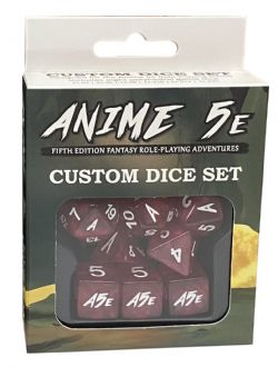 ANIME 5E -  DICE SET (ANGLAIS)