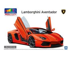 AOSHIMA -  1/24 - LAMBORGHINI AVENTADOR ORANGE 2011 06201