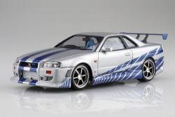 AOSHIMA -  1/24 - NISSAN SKYLINE GT-R - FAST & FURIOUS -  FAST & FURIOUS WS-02