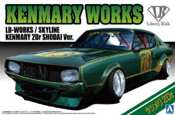AOSHIMA -  1/24 - NISSAN SKYLINE KENMARY2DR SHODAI VERSION -  LIBERTY WALK 05921
