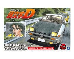 AOSHIMA -  1/24 - TOYOTA TRUENO AE86 FUJIWARA TAKUMI PROJECT-D VER. 05957 -  INITIAL D