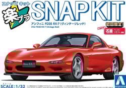 AOSHIMA -  1/32 - MAZDA RX-7 EFINI FD3S (VINTAGE RED) -  SNAP KIT 04-VR