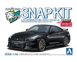 AOSHIMA -  1/32 - NISSAN R35 NISSAN GT-R 2024 (METEOR FLAKE BLACK PEARL ) -  SNAP KIT 03-MB
