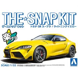 AOSHIMA -  1/32 - TOYOTA SUPRA GR (LIGHTNING YELLOW) 10-D -  SNAP KIT 10-D