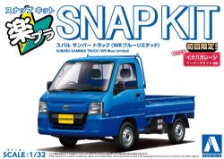 AOSHIMA -  SUBARU SAMBAR TRUCK (WR BLUE) - 1/32 -  SNAP KIT