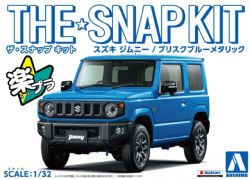 AOSHIMA -  SUZUKI JIMNY (METALLIC BLUE) - 1/32 -  SNAP KIT 08-C