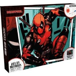 AQUARIUS -  PEINTURE À NUMÉRO - DEADPOOL (41 CM X 51 CM) -  MARVEL
