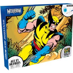 AQUARIUS -  PEINTURE À NUMÉRO - WOLVERINE (41 CM X 51 CM) -  MARVEL