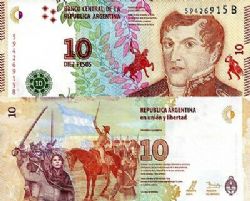 ARGENTINE -  10 PESOS 2016 (UNC) 360