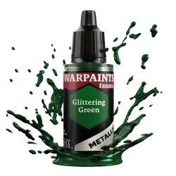 ARMY PAINTER -  FANATIC METALLICS - GLITTERING GREEN (18 ML) -  WARPAINTS AP #3197