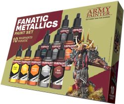 ARMY PAINTER -  FANATIC METALLICS - PAINT SET -  WARPAINTS AP #8069