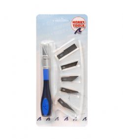 ARTESANIA LATINA -  COUTEAU DE HOBBY ERGONOMIQUE AVEC 6 LAMES 27047