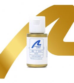 ARTESANIA LATINA -  WATER-BASED PAINT - GOLD (20 ML) 27761