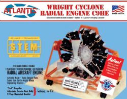 ATLANTIS -  1/12 WRIGHT CYCLONE 9 RADIAL ENGINE STEM