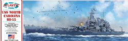 ATLANTIS MODEL -  1/500 - USS NORTH CAROLINA BB-5