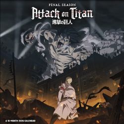 ATTACK ON TITAN -  CALENDRIER OFFICIEL 2026 (16 MOIS)