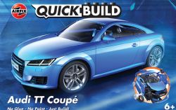 AUDI -  AUDI TT COUPE - QUICKBUILD - BLEU -  AIRFIX