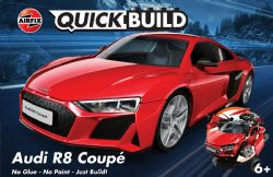 AUDI -  R8 COUPE - QUICKBUILD - ROUGE -  AIRFIX