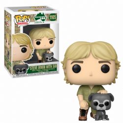 AUSTRALIA ZOO -  FIGURINE POP! EN VINYLE DE STEVE IRWIN AVEC SUI (10 CM) 1105