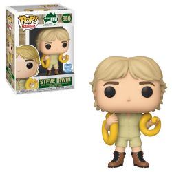 AUSTRALIA ZOO -  FIGURINE POP! EN VINYLE DE STEVE IRWIN AVEC UN SERPENT 950