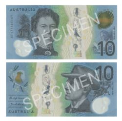 AUSTRALIE -  10 DOLLARS 2017 (UNC) 63