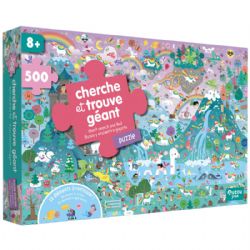 AUZOU -  PUZZLE CHERCHE ET TROUVE GÉANT (500 PIÈCES) - 8 ANS+