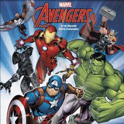 AVENGERS -  CALENDRIER OFFICIEL 2026 (16 MOIS)