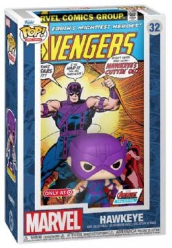 AVENGERS -  FIGURINE POP! EN VINYLE DE LA COUVERTURE DE COMIC AVENGERS #109 AVEC HAWKEYE(10 CM) 32