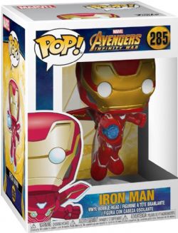 AVENGERS -  POP! BOBBLE-HEAD EN VINYLE D'IRON MAN (10 CM) -  LA GUERRE DE L'INFINI 285