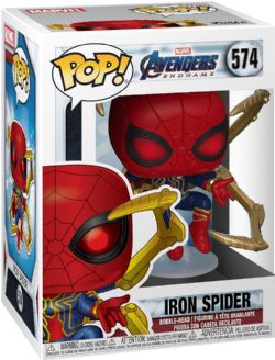 AVENGERS -  POP! BOBBLE-HEAD EN VINYLE D'IRON SPIDER (10 CM) -  ENDGAME 574