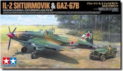 AVION DE CHASSE -  IL-2 SHTURMOVIK & GAZ-67B - 1/48 -  TAMIYA