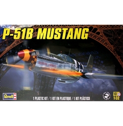 AVION DE CHASSE -  P-51B MUSTANG - 1/32 (MOYEN) -  REVELL