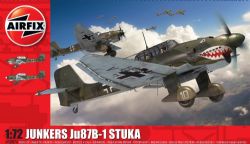 AVION DE GUERRE -  JUNKERS JU87B-1 STUKA - 1/72 -  AIRFIX A03087A